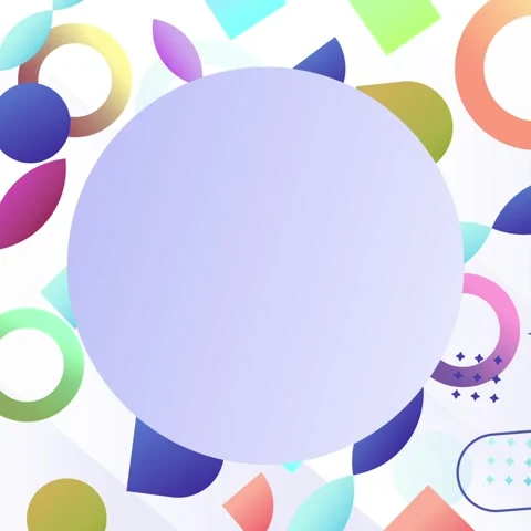 Geometric shapes loop video Video stock 304261234