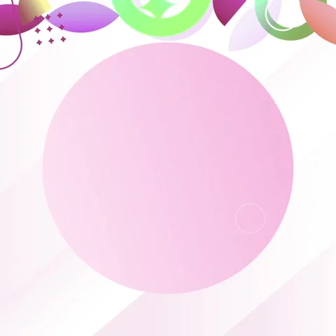 Geometric shapes loop video Stock Footage 304261259