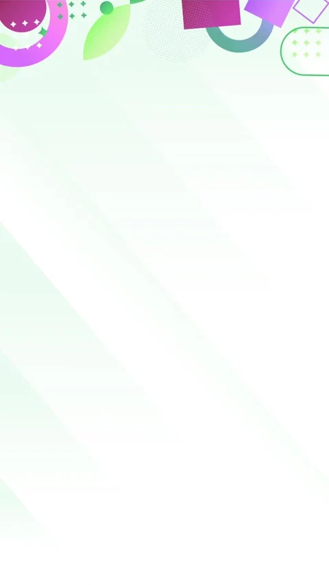 Geometric shapes loop video Stock Footage 304261430