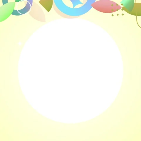 Geometric shapes loop video Stock Footage 304261647