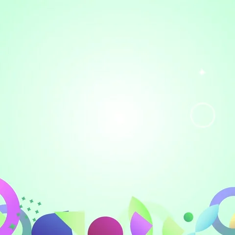 Geometric shapes loop video Stock Footage 304261679