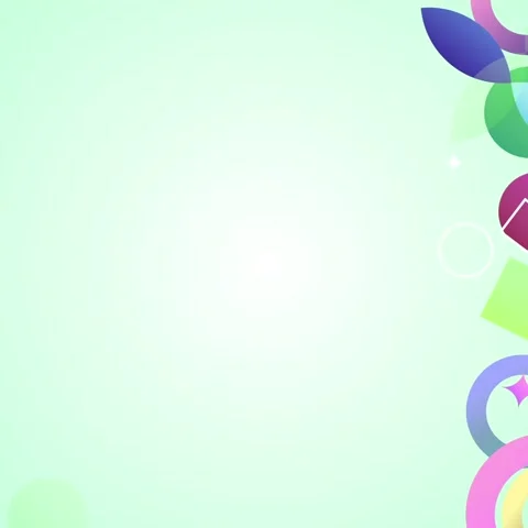 Geometric shapes loop video Video stock 304261686