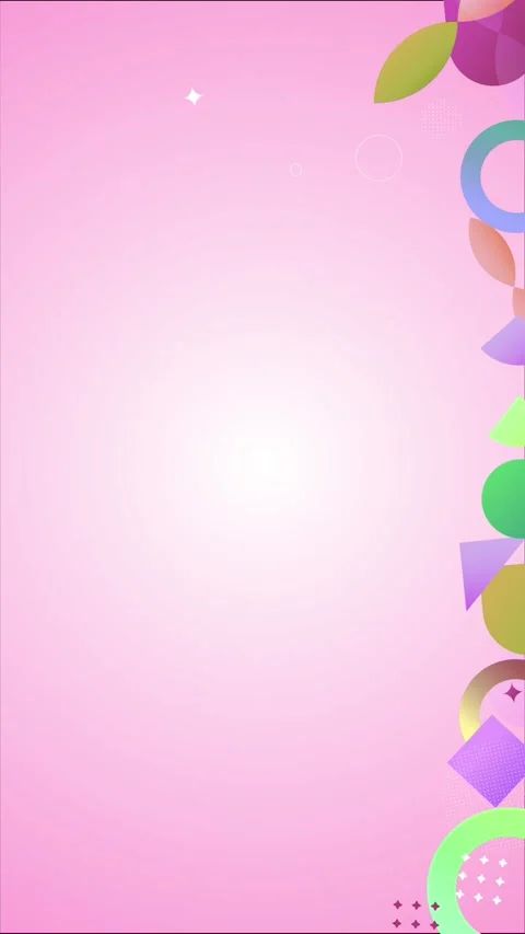 Geometric shapes loop video Video stock 304261764