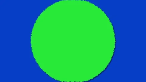 Geometric shapes in motion with blue background and green elements during a.. 스톡 동영상 341664903
