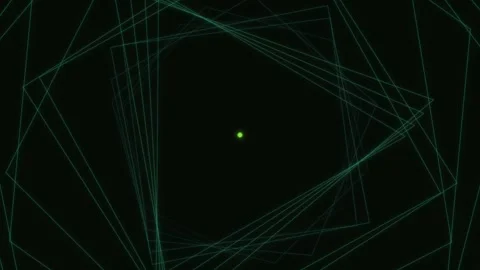 Geometric shapes in motion create depth on dark background 動画素材 337301203