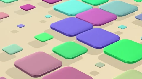 Geometric shapes in motion loop animated Vidéo 330943530