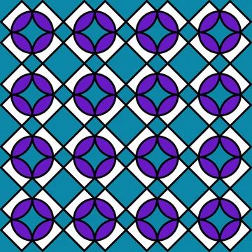 Geometric Shapes Ornamental Seamless Pattern Background イラスト素材
