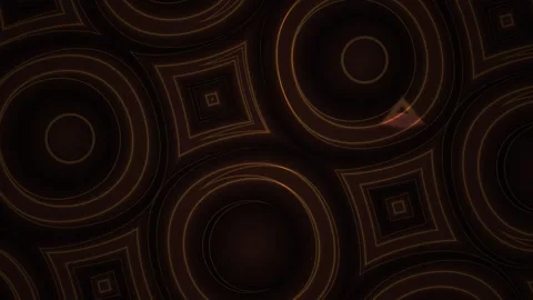 Geometric shapes pattern with circles and squares. Stock Footage 337505581