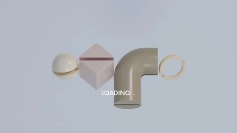 Geometric shapes patterns rotating 4K UHD 3D Motion Graphics Design 스톡 동영상 195956891