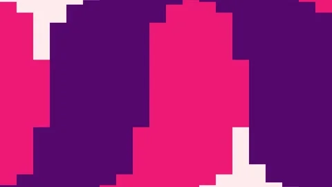 Geometric shapes pixel art animation. 스톡 동영상 332864514