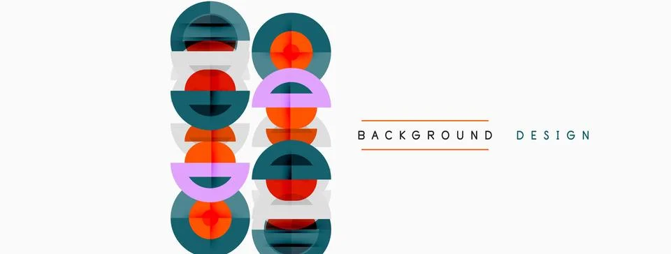 Geometric shapes repeat, creating modern pattern. Minimalist design utilizes 스톡 일러스트