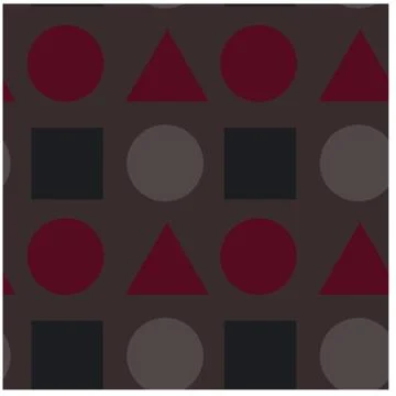 Geometric shapes seamless pattern Stock Illustration