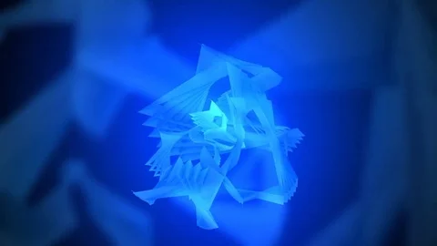 Geometric shapes spinning motion background Stock Footage 82251331