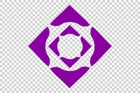 Geometric shapes on a transparent background. Illustrazione stock