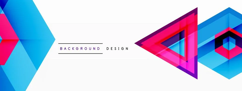 Geometric shapes vector design with dynamic shadow effect features a captivating 스톡 일러스트