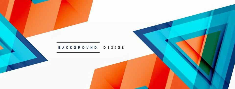 Geometric shapes vector design with dynamic shadow effect features a captivating Illustrazione stock