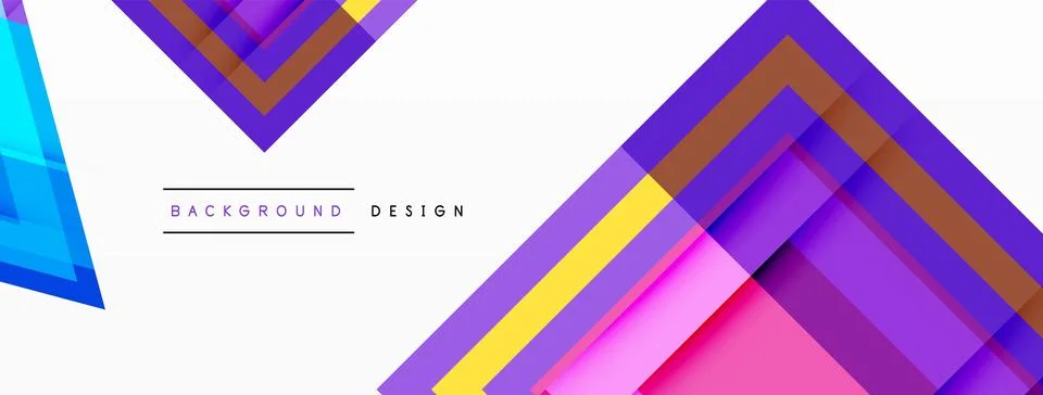 Geometric shapes vector design with dynamic shadow effect features a captivating Illustrazione stock