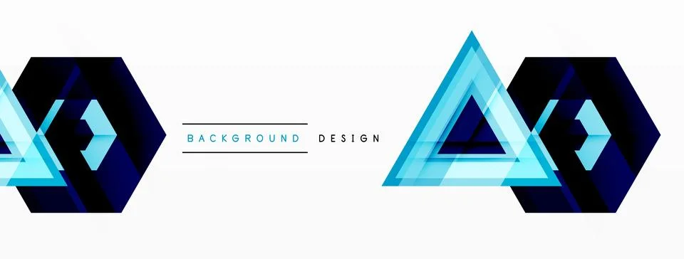 Geometric shapes vector design with dynamic shadow effect features a captivating Illustrazione stock