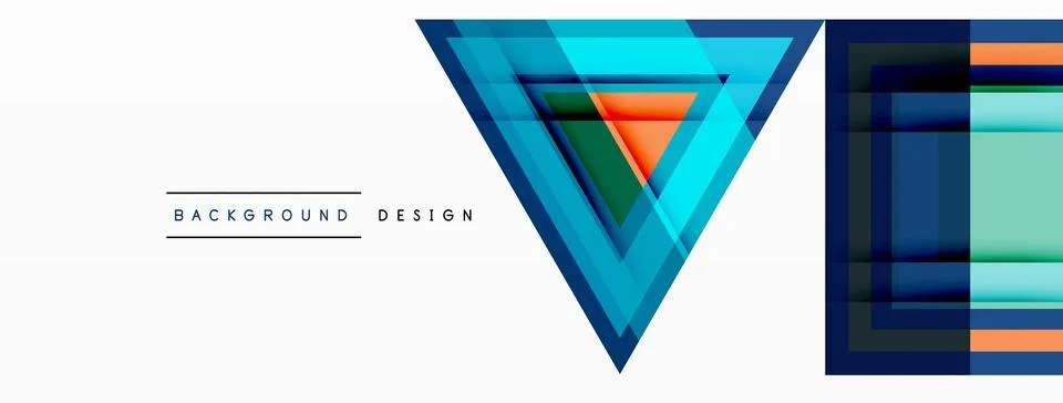 Geometric shapes vector design with dynamic shadow effect features a captivating Illustrazione stock