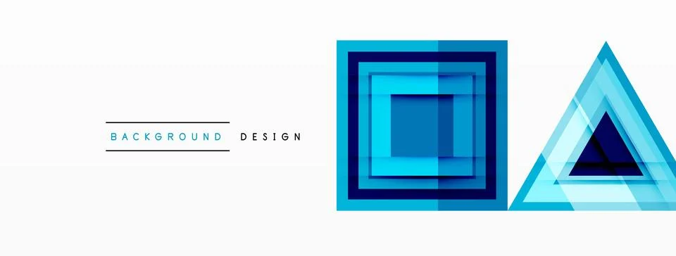 Geometric shapes vector design with dynamic shadow effect features a captivating Illustrazione stock