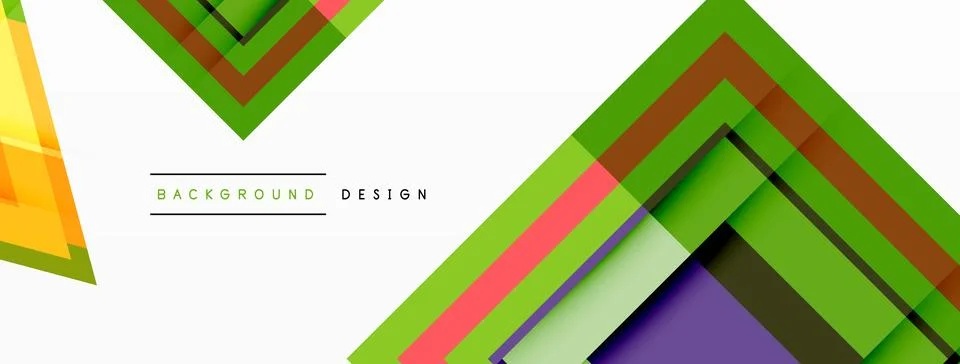 Geometric shapes vector design with dynamic shadow effect features a captivating Illustrazione stock
