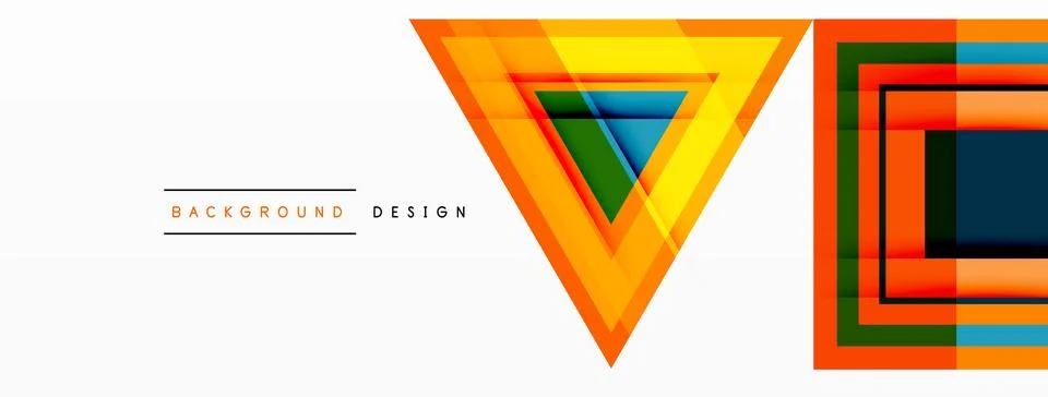 Geometric shapes vector design with dynamic shadow effect features a captivating 스톡 일러스트