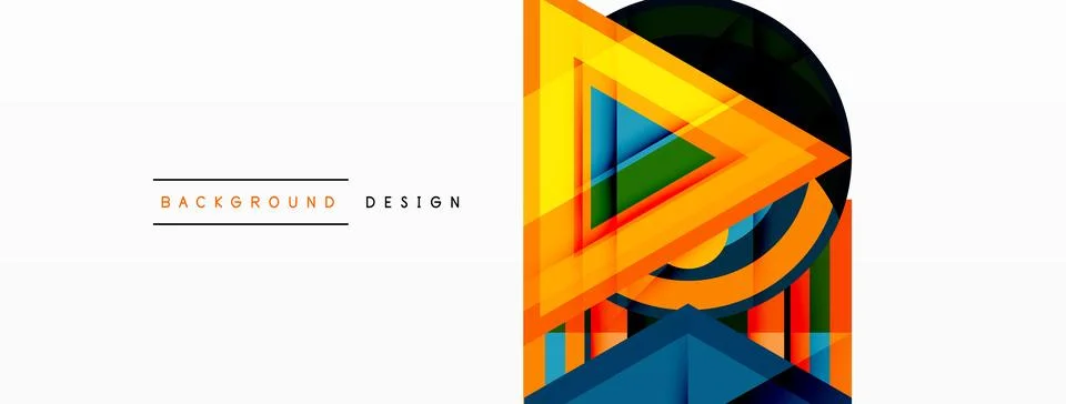 Geometric shapes vector design with dynamic shadow effect features a captivating 스톡 일러스트