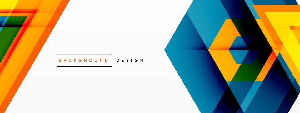 Geometric shapes vector design with dynamic shadow effect features a captivating 스톡 일러스트