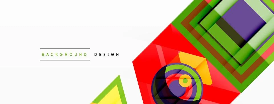 Geometric shapes vector design with dynamic shadow effect features a captivating イラスト素材