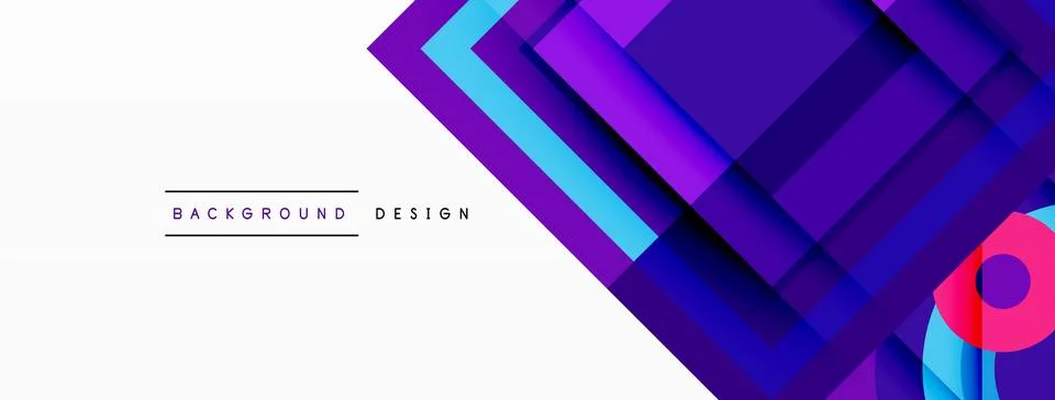 Geometric shapes vector design with dynamic shadow effect features a captivating イラスト素材