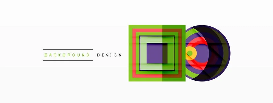 Geometric shapes vector design with dynamic shadow effect features a captivating イラスト素材