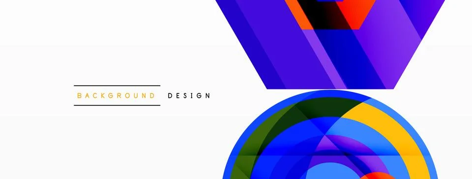 Geometric shapes vector design with dynamic shadow effect features a captivating イラスト素材
