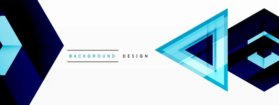 Geometric shapes vector design with dynamic shadow effect features a captivating イラスト素材