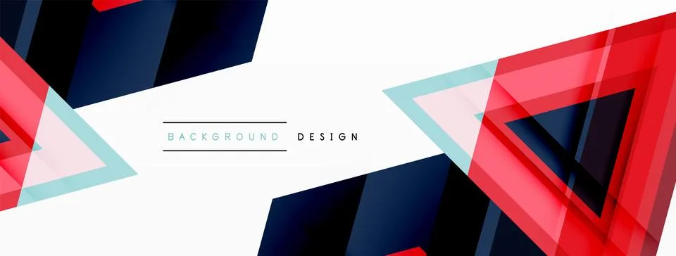 Geometric shapes vector design with dynamic shadow effect features a captivating Stock Illustration