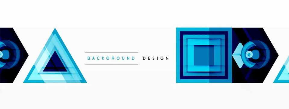 Geometric shapes vector design with dynamic shadow effect features a captivating 스톡 일러스트