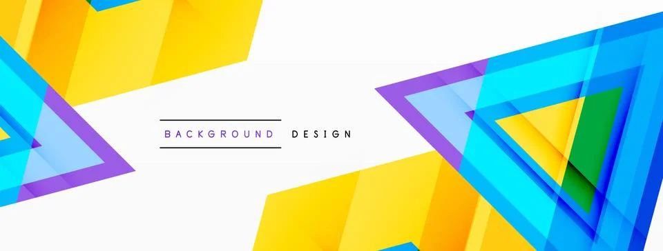Geometric shapes vector design with dynamic shadow effect features a captivating Illustrazione stock