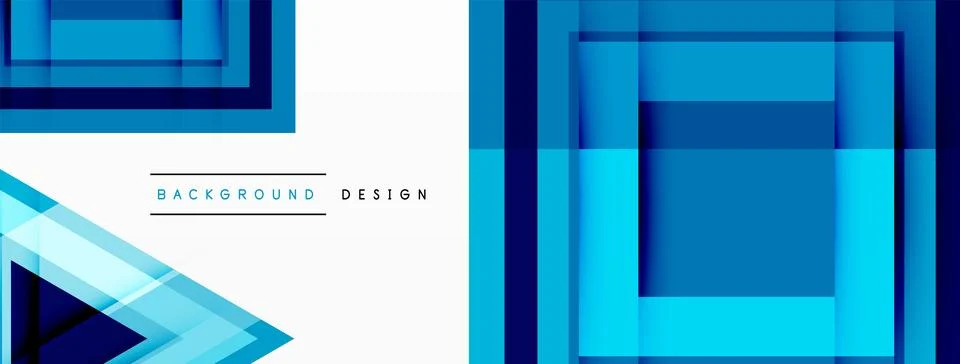 Geometric shapes vector design with dynamic shadow effect features a captivating Illustrazione stock
