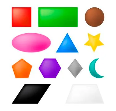 Geometric shapes vector symbol icon design. 스톡 일러스트