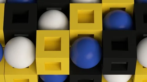 Geometric Shapes Vertical Motion Stock Footage 276899501