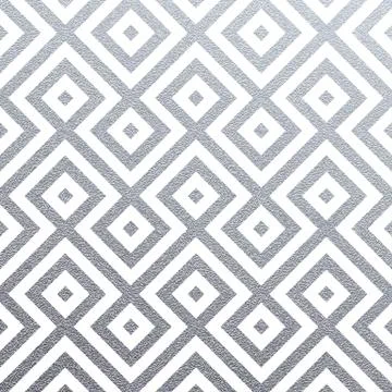 Geometric silver seamless pattern with glitter texture of abstract squares on Stock Illustration