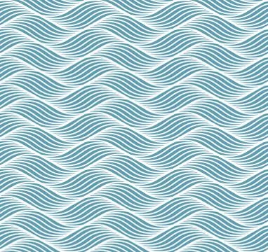 Geometric simple pattern with abstract waves, lines, stripes. A seamless vector イラスト素材