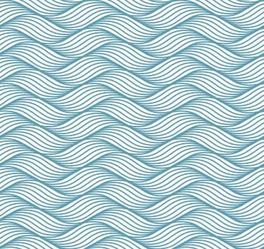 Geometric simple pattern with abstract waves, lines, stripes. A seamless vector イラスト素材