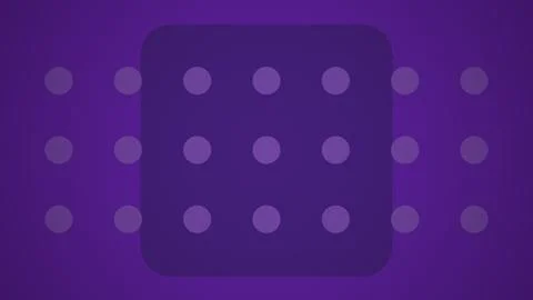 Geometric simple pattern loop. Circles, squares, lines abstract shapes Stock Illustration