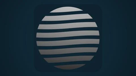 Geometric simple pattern loop. Circles, squares, lines abstract shapes Illustrazione stock