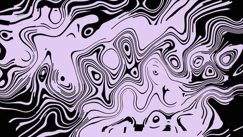 Geometric simple pattern loop. Circles, squares, lines abstract shapes Stock Illustration