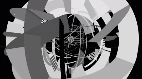 Geometric solid thing motion 01 Stock Footage 50414300