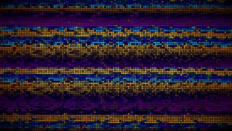 Geometric sparkle 3d fantasy pattern glitch bad tv noise interference blinking Stock Footage 226240126