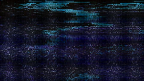 Geometric sparkle 3d fantasy pattern glitch bad tv noise interference blinking Stock Footage 226240361