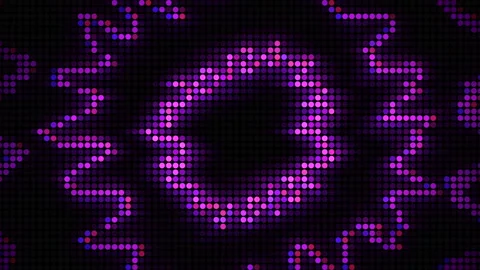 Geometric sparkle 3d fantasy pattern glitch bad tv noise interference blinking Stock Footage 226241360