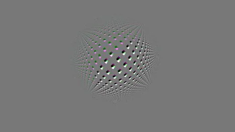 Geometric sphere pattern Stock Illustration